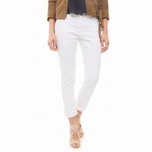 Frame Le Grand Garçon White Denim Mid-Rise Jeans Size 26